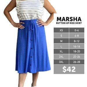 LuLaRoe Marsha skirt Small - EUC